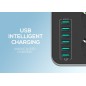Bloc Multiprises LDNIO SE3631 avec 3 Prises 2500W 10A + 6 Ports USB 3,4A 1.6M