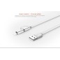 Câble 2 en 1 (Pour iPhone+Micro-USB) LDNIO LC84 Argent 1m Câble 2 en 1 (Pour iPhone+Micro-USB) LDNIO LC84 Argent 1m