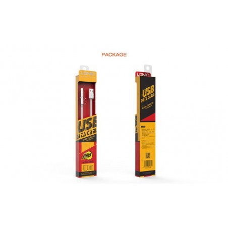 Câble 2 en 1 (Lighting+Micro-USB) LDNIO LC84 Noir 1m