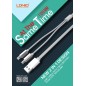 Câble 2 en 1 (Pour iPhone+Micro-USB) LDNIO LC86 Argent 1.1m Câble 2 en 1 (Pour iPhone+Micro-USB) LDNIO LC86 Argent 1.1m