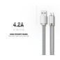 Câble 2 en 1 (Pour iPhone+Micro-USB) LDNIO LC86 Argent 1.1m Câble 2 en 1 (Pour iPhone+Micro-USB) LDNIO LC86 Argent 1.1m