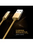 Câble 2 en 1 (Pour iPhone + Micro-USB) LDNIO LC88 Or 1m