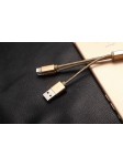 Câble 2 en 1 (Pour iPhone+Micro-USB) LDNIO LC89 Or 2.6cm