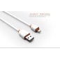 Câble Rond Lighting LDNIO LS02I Blanc-Orange 2m iPhone 5/6/7/6s/6s Plus/8/8 Plus Câble Rond Lighting LDNIO LS02I Blanc-Orange 2m iPhone 5/6/7/6s/6s Plus/8/8 Plus