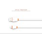 Câble Rond Lighting LDNIO LS02I Blanc-Orange 2m iPhone 5/6/7/6s/6s Plus/8/8 Plus Câble Rond Lighting LDNIO LS02I Blanc-Orange 2m iPhone 5/6/7/6s/6s Plus/8/8 Plus