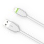 Câble Rond Pour iPhone LDNIO LS07I Blanc-Vert 1m iPhone 5/6/7/7 Plus/8/8 Plus/X Câble Rond Pour iPhone LDNIO LS07I Blanc-Vert 1m iPhone 5/6/7/7 Plus/8/8 Plus/X