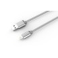 Câble Rond Lighting LDNIO LS17I Argent 2m iPhone 5/6/7/8/6s/6s Plus/8/8 Plus/X Câble Rond Lighting LDNIO LS17I Argent 2m iPhone 5/6/7/8/6s/6s Plus/8/8 Plus/X