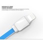 Câble Slim LDNIO XS-07AI Bleu 1m compatible iPhone 5/6/7/7Pus/8/8 Plus/X/6s Câble Slim LDNIO XS-07AI Bleu 1m compatible iPhone 5/6/7/7Pus/8/8 Plus/X/6s