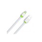 Câble Slim Micro-USB LDNIO LS01S Blanc-Vert 2m Câble Slim Micro-USB LDNIO LS01S Blanc-Vert 2m