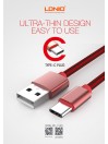 Câble Type-C LDNIO LS60 Rouge 1m