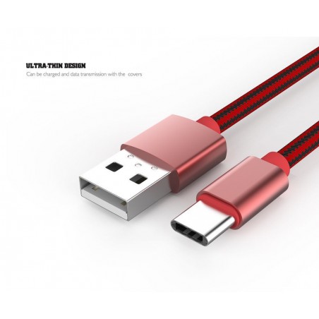 Câble Type-C LDNIO LS60 Rouge 1m