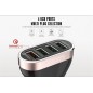 Chargeur de voiture LDNIO C701QI 4 Ports USB, 6.6A avec Câble compatible avec iPhone Chargeur de voiture LDNIO C701QI 4 Ports USB, 6.6A avec Câble compatible avec iPhone