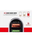 Chargeur de voiture LDNIO C701QS 4 Ports USB, 6.6A avec Câble Micro-USB