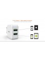 Chargeur Secteur 2 Ports USB LDNIO A2202 2.4A