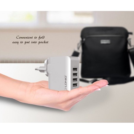 Chargeur Secteur 4 Ports USB LDNIO A4403 4.4A