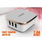 Chargeur Secteur Quick-Charge 2.0 + 5 Ports USB LDNIO A6704 7A Chargeur Secteur Quick-Charge 2.0 + 5 Ports USB LDNIO A6704 7A