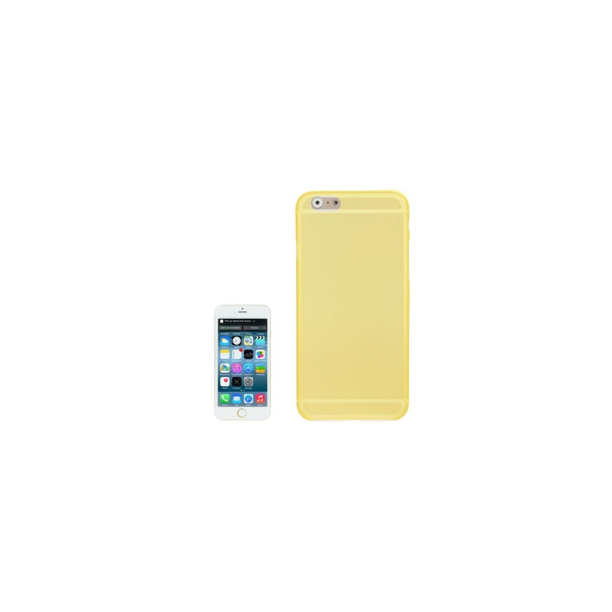 Coque Mate Slim pour iPhone 6/6S Plus Jaune