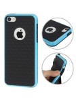 Coque Cube en Silicone Gel (TPU) pour iPhone 5C Bleu