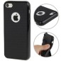 Coque Cube en Silicone Gel (TPU) pour iPhone 5C Noir