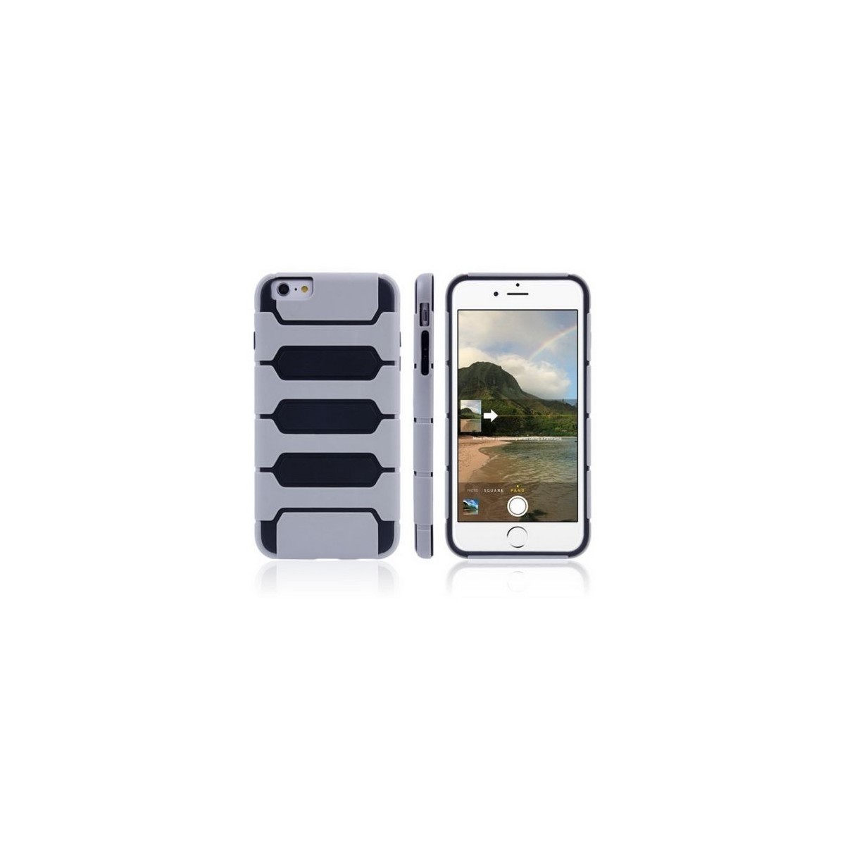 Coque Tank Series pour iPhone 6/6S Plus Gris