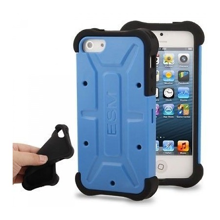 Coque Rigide ESM pour iPhone 5 Bleu