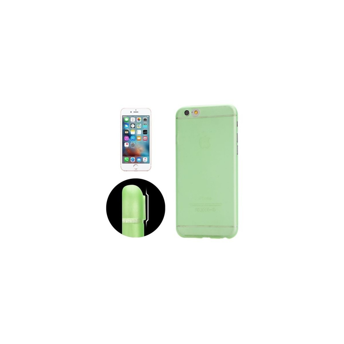 Coque Ultra Slim Translucide pour iPhone 6/6S Vert