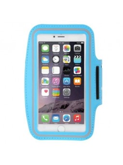 Brassard Armband Sport, taille écran 5,5" pour Smartphones Bleu Ciel