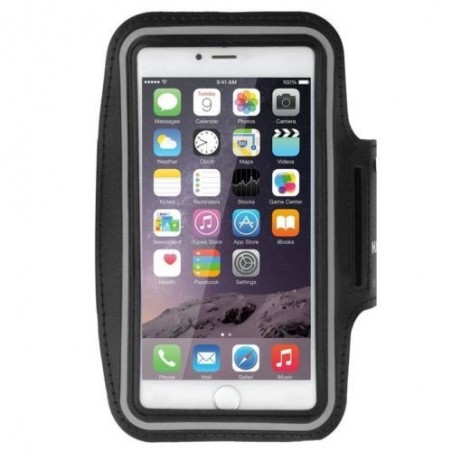 Brassard Armband Sport, taille écran 5,5" pour Smartphones Noir