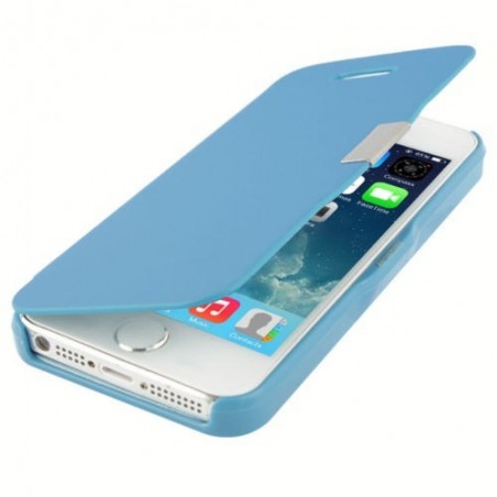 Etui Magnétique pour iPhone 5 Bleu