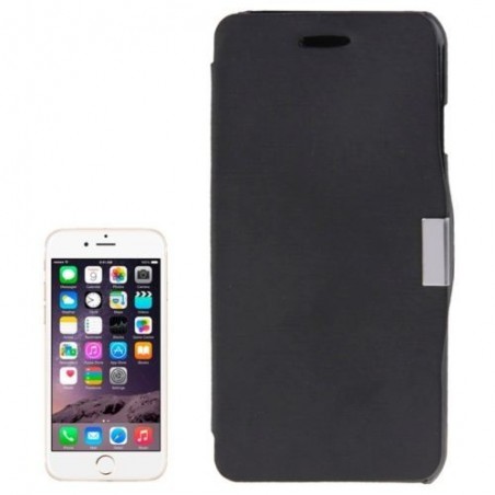 Étui à Clapet Horizontal magnétique pour iPhone 6/6S Plus Noir
