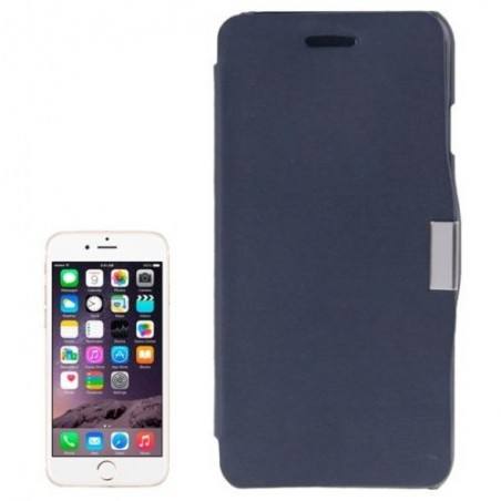 Étui à Clapet Horizontal magnétique pour iPhone 6/6S Bleu Foncé