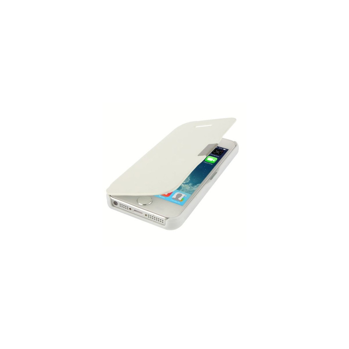 Etui Magnétique pour iPhone 5 Blanc