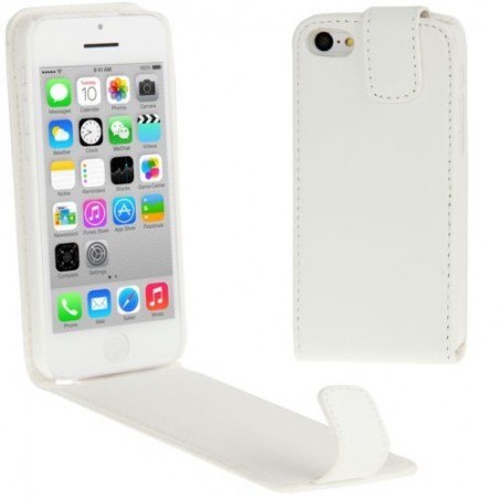 Etui à Clapet Ultra-Fin pour iPhone 5C Blanc