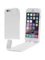Étui à Clapet Vertical pour iPhone 6/6S Plus Blanc