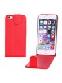 Étui à Clapet Vertical pour iPhone 6/6S Plus Rouge