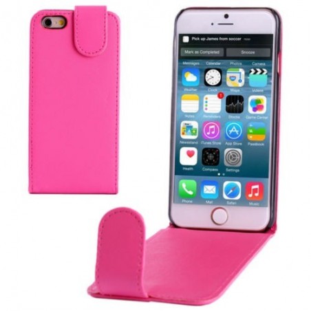 Étui à Clapet Vertical magnétique pour iPhone 6/6S Magenta