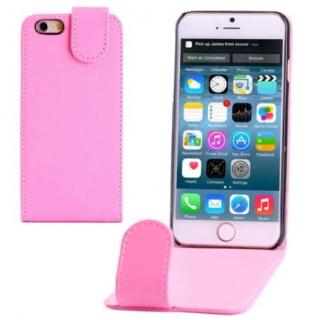 Étui à Clapet Vertical magnétique pour iPhone 6/6S Rose