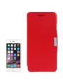 Étui à Clapet Horizontal magnétique pour iPhone 6/6S Plus Rouge