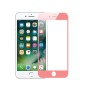 Verre Trempé intégral Rose Pour iPhone 6+ et 6S+ Recouvre à 100% la face avant