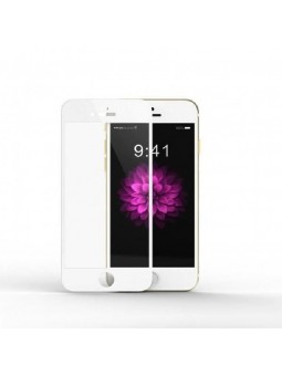 1 Verre Trempé iPhone 6 Plus et 6s Plus Blanc 4D