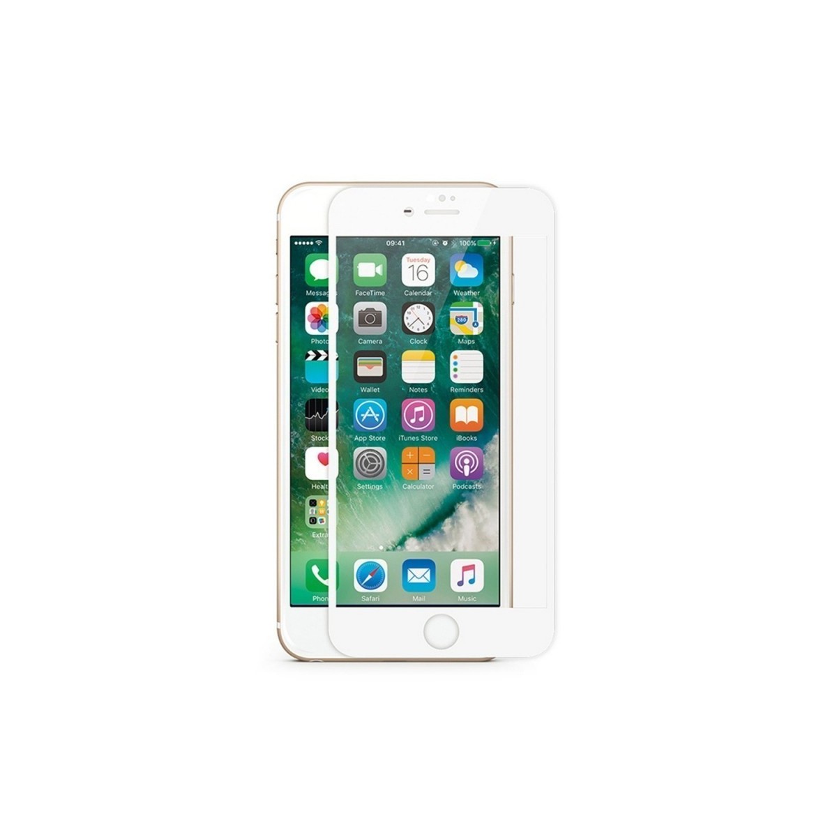 1 Verre Trempé iPhone 7 4d