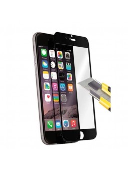 Verre Trempé intégral Noir Pour iPhone 6 et 6S Recouvre à 100% la face avant