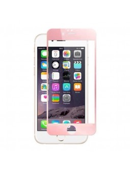 Verre Trempé intégral 4D Rose Pour iPhone 6+ / 6S+ Recouvre à 100% la face avant