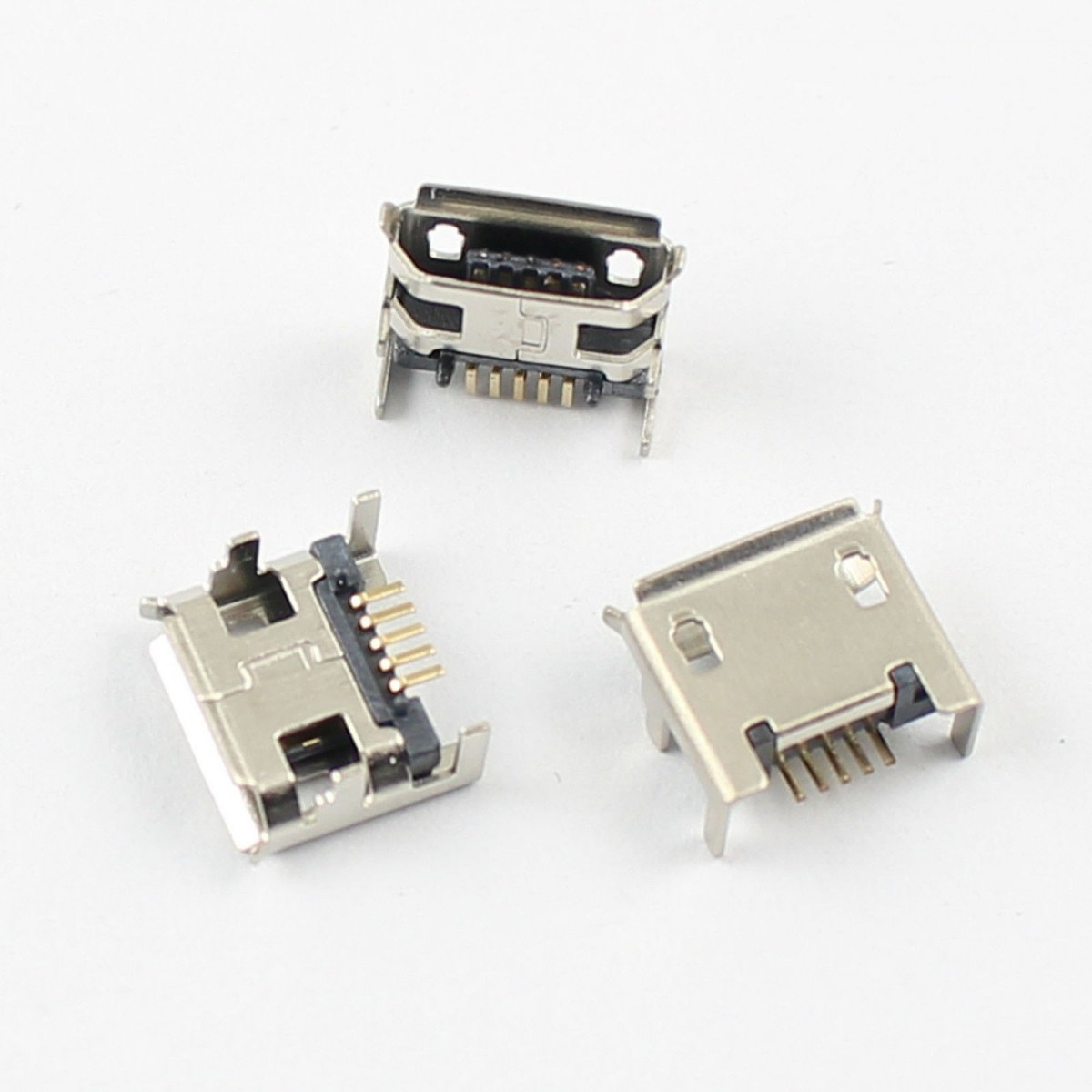 2x connecteur à souder micro USB type B femelle 2x Female connector for solder 