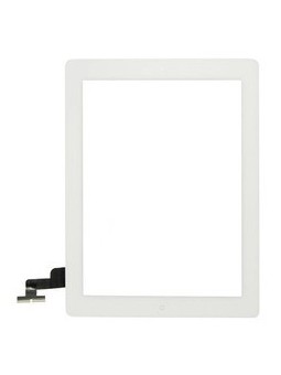 Vitre Tactile pour iPad 2 Blanc Pré Assemblée