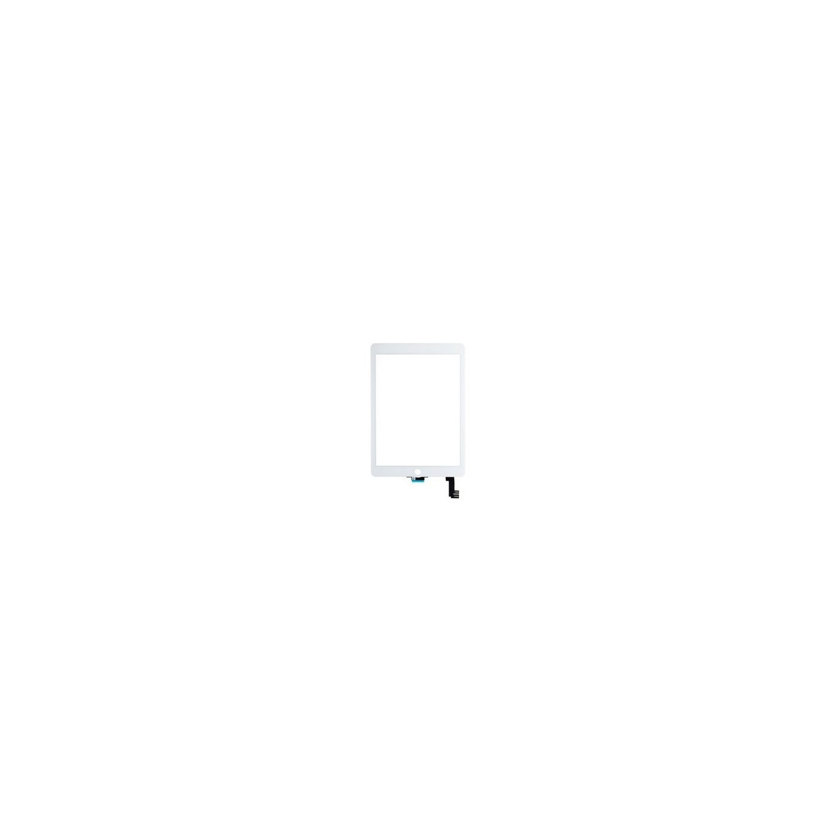 Vitre Tactile pour iPad Air 2 Blanc Pré Assemblée