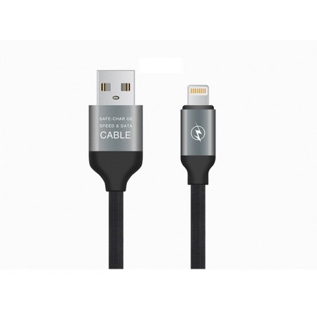 Câble iPhone - SafeCharge Noir