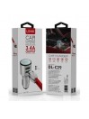 Chargeur de voiture LDNIO DL-C29S 2 Ports USB, 3.4A avec Câble Micro-USB
