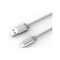 Câble Rond Micro-USB LDNIO LS17S Argent 2m Câble Rond Micro-USB LDNIO LS17S Argent 2m