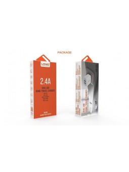 Chargeur Secteur 2 Ports USB LDNIO A2202 2.4A